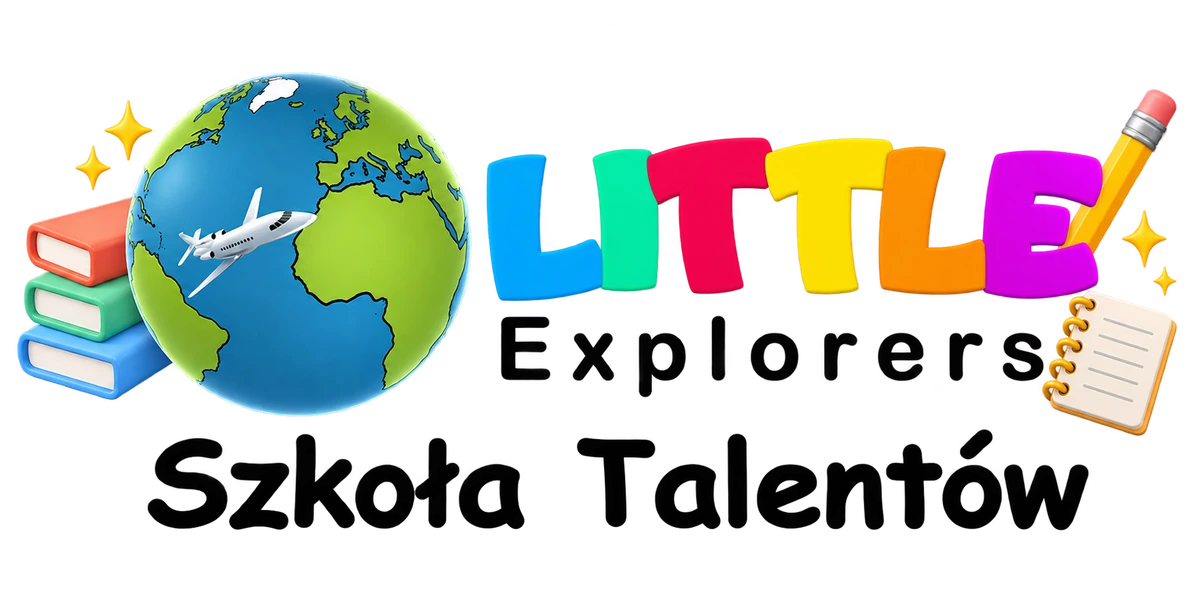 Sezonowe logo Little Explorers: Powrót do szkoły